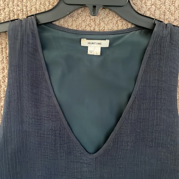 Helmet Lang Forest Green Dress